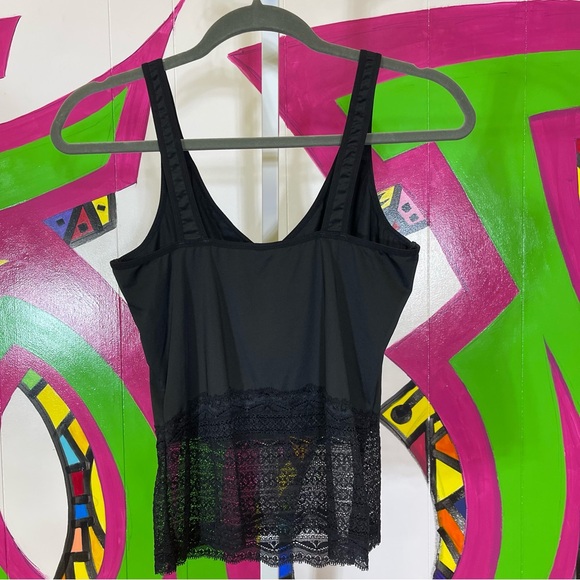 NWT, Pink Kmart Black Slip Top. Size Medium - Picture 5 of 6